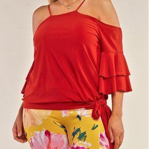 Plus Size Off The Shoulder Women's Top